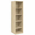 Armario Alto de Madera en Roble 50x50x200 cm para Dormitorio