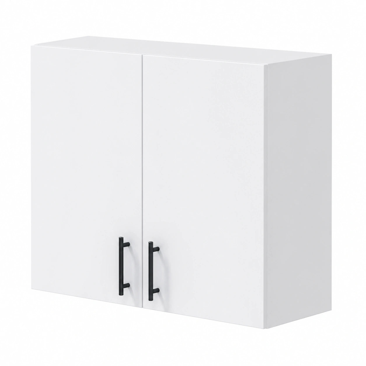 Armario de Cocina Blanco Brillo 80 cm, 2 Puertas y 1 Estante