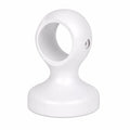 Set de 2 Soportes Decorativos para Barras de Cortina 28mm, Montaje en Pared o Techo, Blanco