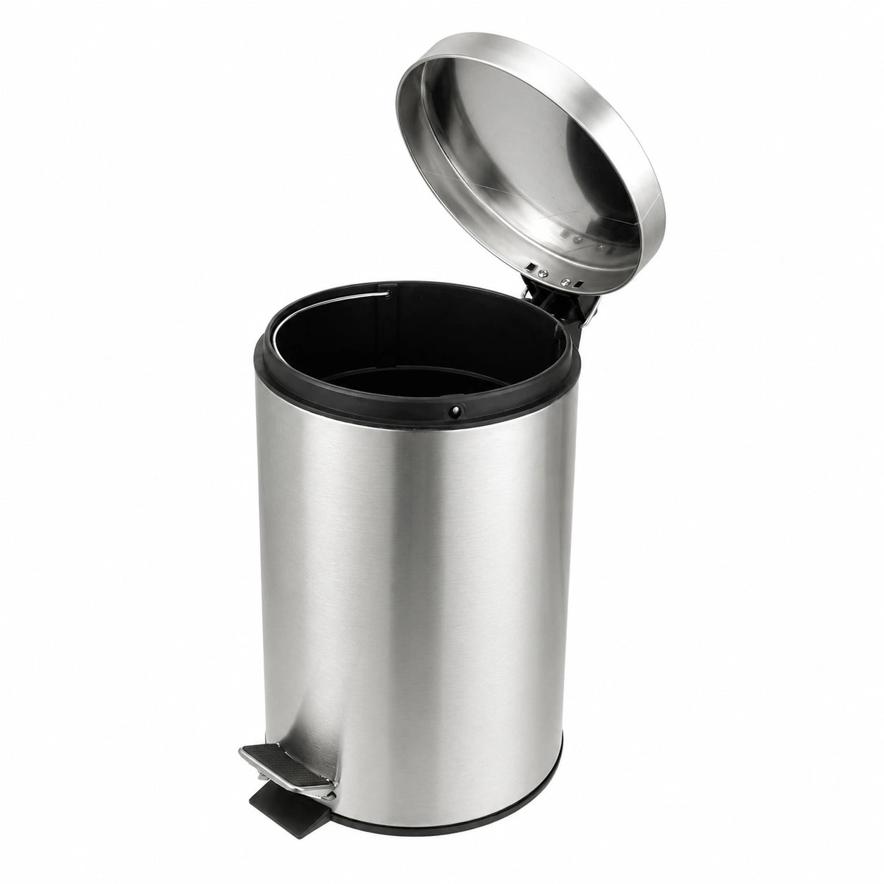 Papelera de Acero Inoxidable con Pedal para Cocina y Sala de Estar