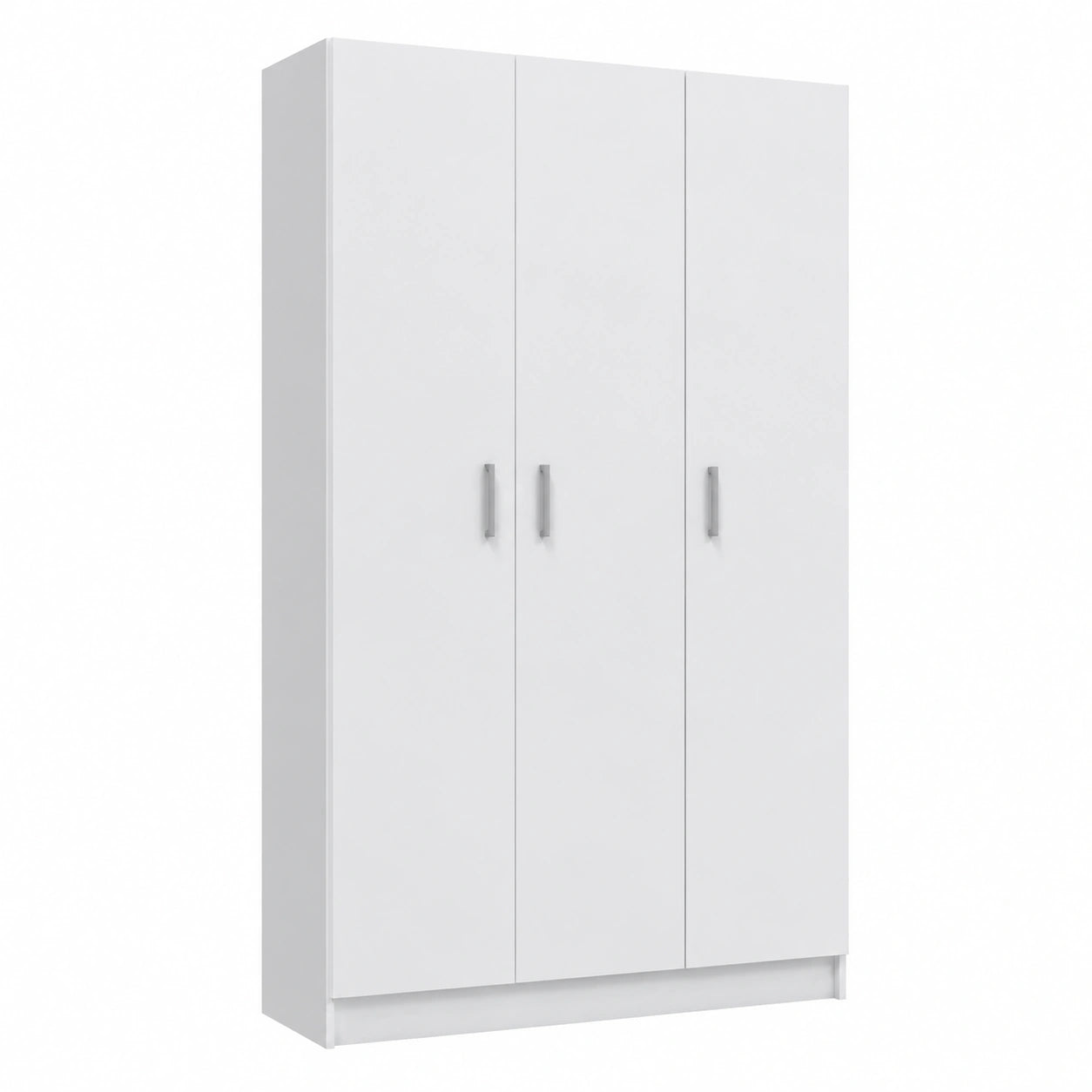 Armario Almacenamiento 3 Puertas Blanco Mate 109x180x37 cm