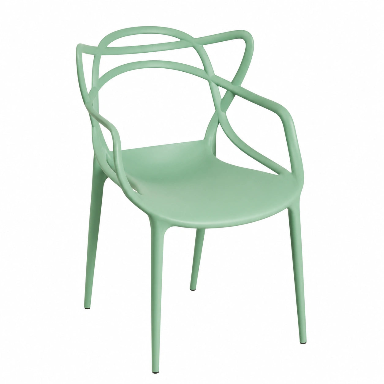 Silla de Comedor Korme en Color Celadón - Diseño Moderno