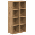 Estantería de Roble Artisan 66x30x130 cm Librería con Almacenamiento
