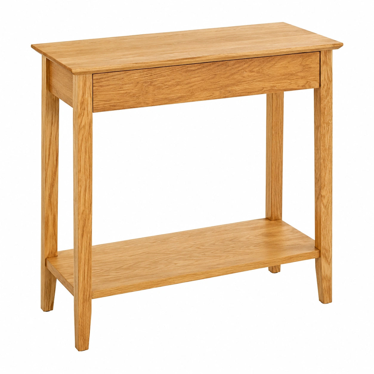 Consola de Roble Tradicional de Madera Maciza, 75x75x35 cm