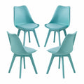 Juego de 4 Sillas de Comedor Synk Suprym en Aguamarina