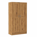 Estantería de Roble Artesanal 82,5x30,5x150 cm, Armario y Librería de Almacenamiento vidaXL