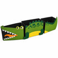 Contenedor de almacenamiento para juguetes dinosaurio, caja plegable de tela grande y divertida